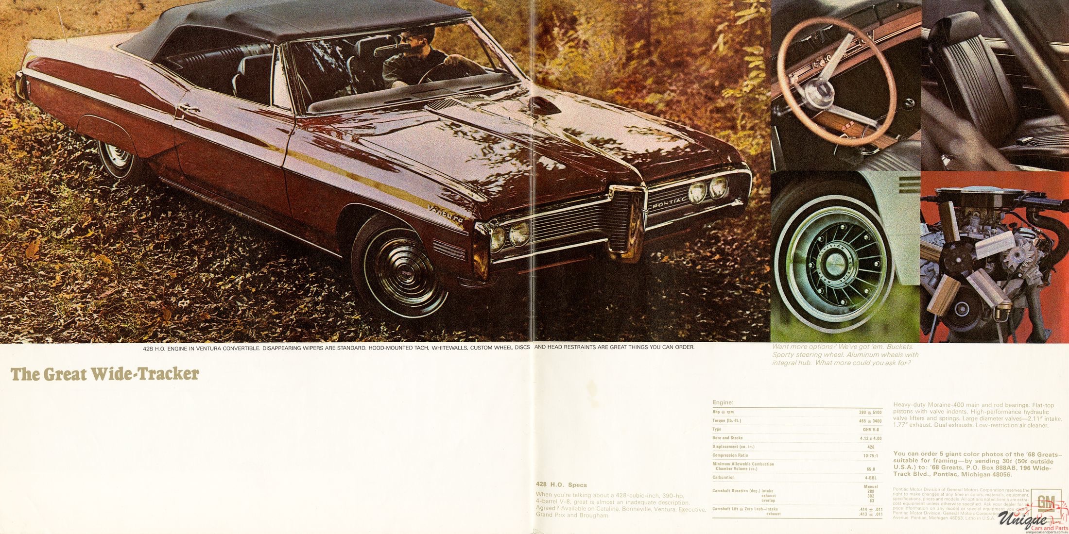 1968 Pontiac Greats Brochure Page 10